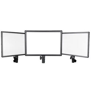 Nanlite Lumipad 25 Soft LED Panel 3 Kit with NP-F Batteries, NP-F Chargers, Lighting Stands, Grids and Hard Case