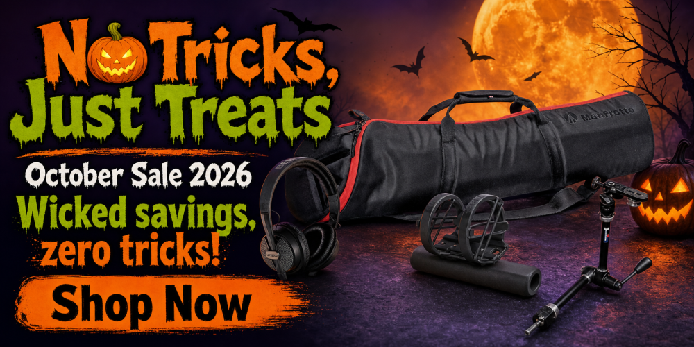 No Tricks, Just Treats October Sale 2026 at Videoguys Australia