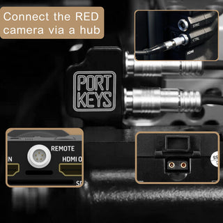 PortKeys OEYE 4K 3G-SDI/HDMI EVF with RED Camera Menu Control