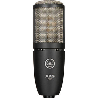 AKG P220 Large-Diaphragm Cardioid Condenser Microphone (Black)