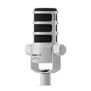 Rode PodMic USB Dynamic Podcasting Microphone (White)