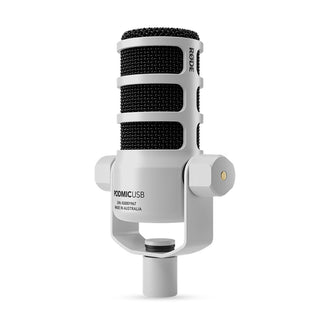 Rode PodMic USB Dynamic Podcasting Microphone (White)