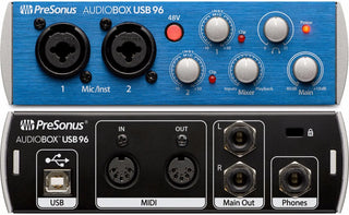 Presonus AudioBox USB 96 2X2 USB Audio Interface (Black)