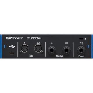 PreSonus Studio 24c Desktop 2x2 USB Type-C Audio/MIDI Interface