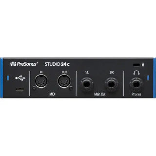 PreSonus Studio 24c Desktop 2x2 USB Type-C Audio/MIDI Interface