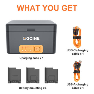 ZGCINE PS-G10 Charging Case for GoPro HERO Batteries