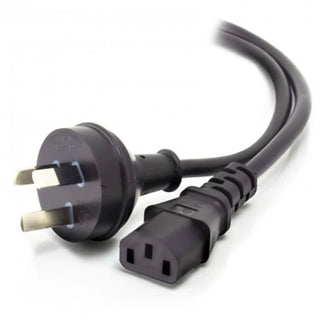 3-Pin Mains Plug to IEC C13 Female Power Cord (1.8m)