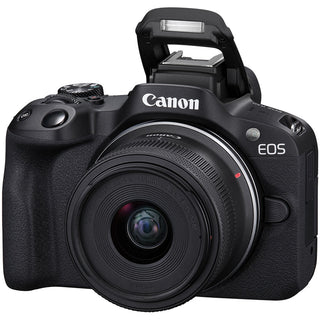 Canon EOS R50 Mirrorless Camera with 18-45mm and 55-210mm Lenses (Black)