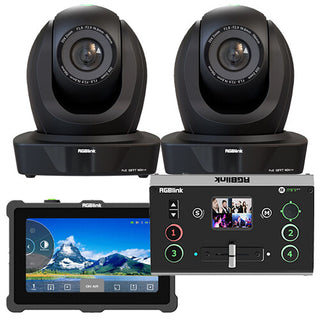 RGBlink 2-Camera with mini-pro 2 & TAO 1pro PTZ Streaming Kit RGBLink