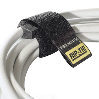 Rip-Tie 1 x 6.5" Rip-Lock CableWrap 10-Pack (Black)