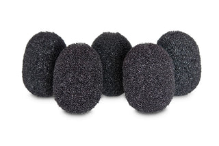 Rycote 105501 Lavalier Foam Windscreen 5-Pack (Black)