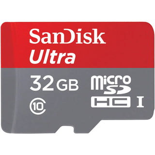 SanDisk 32GB Ultra UHS-I microSDHC Memory Card with SD Adapter