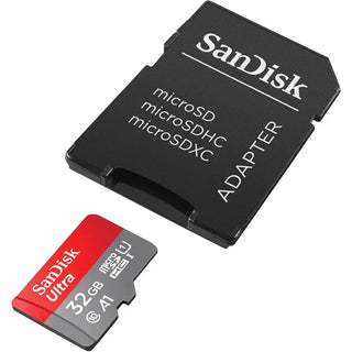 SanDisk 32GB Ultra UHS-I microSDHC Memory Card with SD Adapter