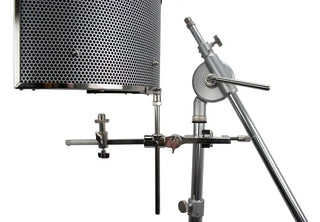 A microphone stand is not included