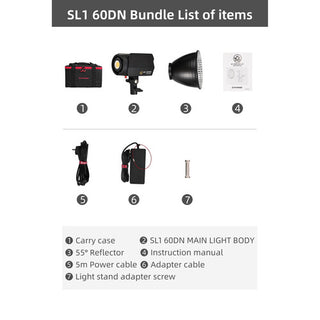 iFootage Anglerfish SL1 60DN Daylight LED Light Bundle