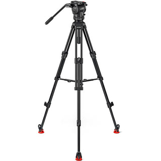 Sachtler FSB 6 MK II Sideload and 75/2 Aluminium Tripod Legs with Mid-Level Spreader Kit