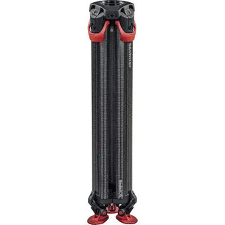 Sachtler Flowtech 75 MS Carbon Fiber Tripod with Mid-Level Spreader and Rubber Feet