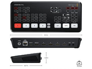 Blackmagic Design ATEM Mini PRO HDMI Live Stream Switcher