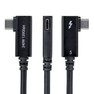 StarTech Thunderbolt 5 Right-Angled Cable (0.8m)