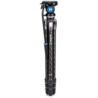 Benro Tortoise Carbon Fibre 2 Series Tripod System with S4Pro Video Head