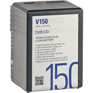 bebob V150MICRO 14.4V / 147Wh micro V-Mount Li-Ion Battery