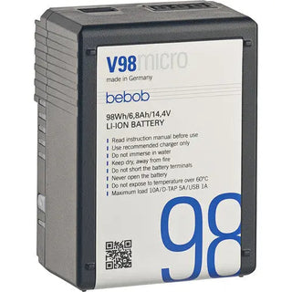 bebob V98MICRO 14.4V / 98Wh micro V-Mount Li-Ion Battery