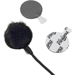 Viviana Fur for Lavalier Microphones (Round, White)