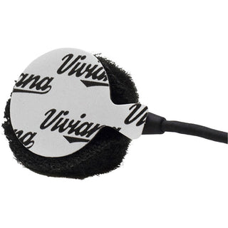 Viviana Fur for Lavalier Microphones (Round, Black)