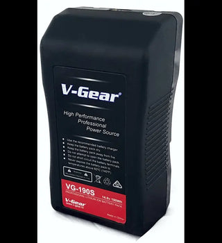 V-Gear VG-190S V-Mount 14.8V, 190Wh Li-ion Rechargeable Battery