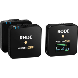 Rode Wireless GO II 2-Person Compact Digital Wireless Lavalier Microphone System/Recorder Kit RODE