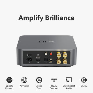 WiiM Amp Multiroom Streaming Amplifier Space Grey