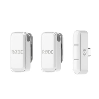 RODE Wireless Micro Ultra-Compact Digital Wireless Microphone System (USB-C, White)