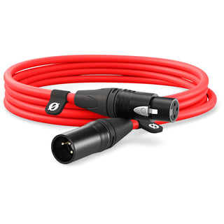 RODE Neutrik XLR M to XLR F Microphone Cable (3m, RED)