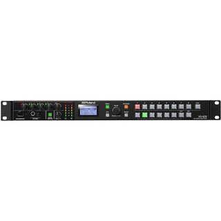 Roland 6-Channel HD Video Switcher with Audio Mixer & PTZ Camera Control (1 RU)