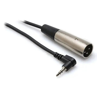 Hosa Technology 3.5mm Mini Stereo Angled Male to 3-Pin XLR Male Cable (15ft/4.6m)