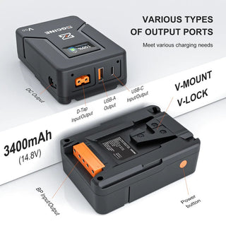 ZGCINE ZG-V50 V-Mount Battery (50Wh)