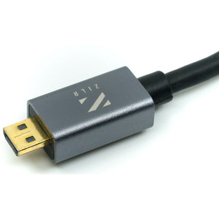 ZILR 4Kp60 Hyper-Thin High-Speed HDMI to Micro-HDMI Cable with Ethernet (1m)