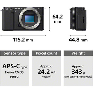 Sony ZV-E10 II Mirrorless Camera (Body Only, Black)