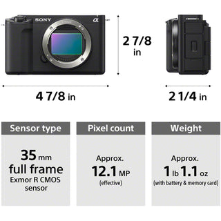 Sony ZV-E1 Mirrorless Camera (Black)