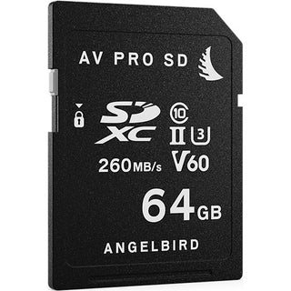 Angelbird 64GB V60 AV Pro MK2 UHS-II SDXC Memory Card