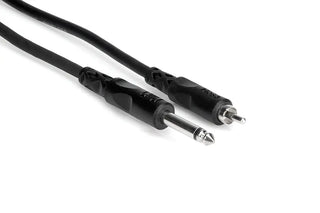 Hosa Unbalanced 1/4" Male to RCA - 10ft