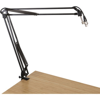 Gator Frameworks Desk-Mounted Broadcast/Podcast Boom Arm Mic Stand