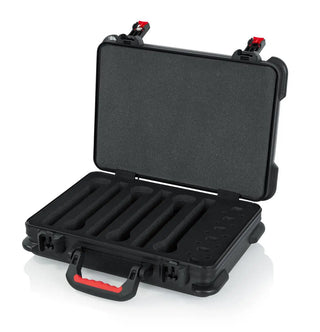 Gator GTSA-MICW6 ATA-Molded Polyethylene Case with Foam Drops for up to 6 Wireless Microphones