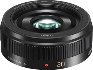 Panasonic Lumix G 20mm f/1.7 II ASPH Black Pancake Lens