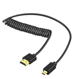 Rockn 4K Coiled High-Speed Micro-HDMI to HDMI Cable (50 to 120cm)