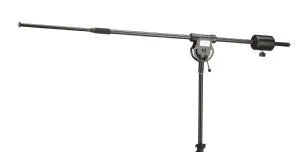 K&M 21231 Telescoping Boom Arm with Counterweight (Black)