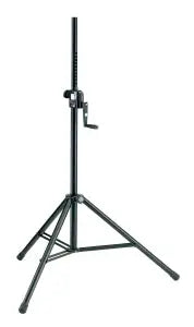 K&M 213 Hand Crank Speaker Stand (Black)