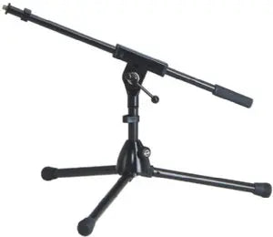 K&M 259/1 Extra Low Microphone Stand with Boom Arm (Black)