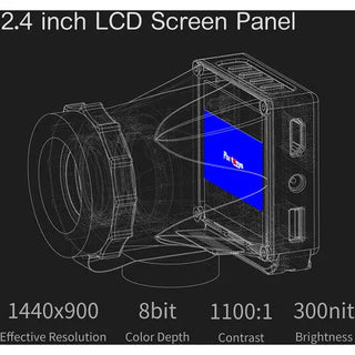 PortKeys L-EYE 4K HDMI 2.4" LCD Electronic Viewfinder - Videoguys_Oz