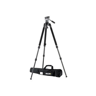 Miller DS-10 DV Fluid Head and Solo Aluminium Tripod with Pan Handle and Bag